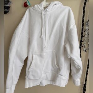 TNA Cozy Fleece Hoodie in White